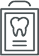 Grey tooth icon