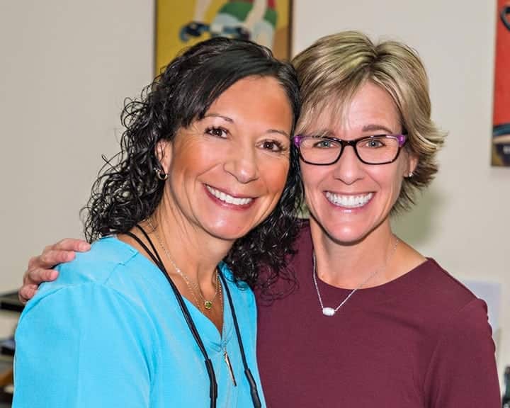 Nancy with a patient | Littleton, CO